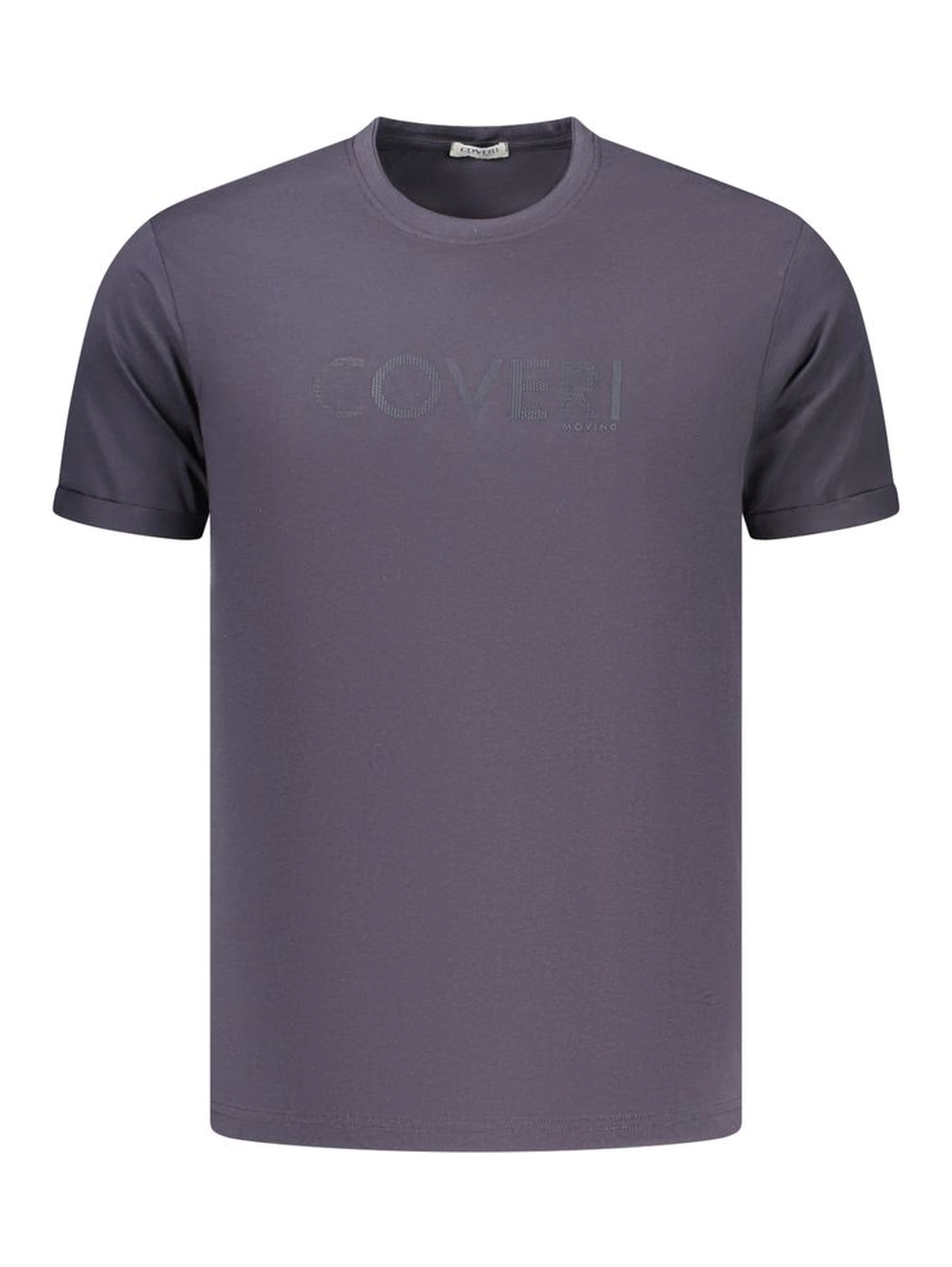 Blue Cotton Men's T-Shirt