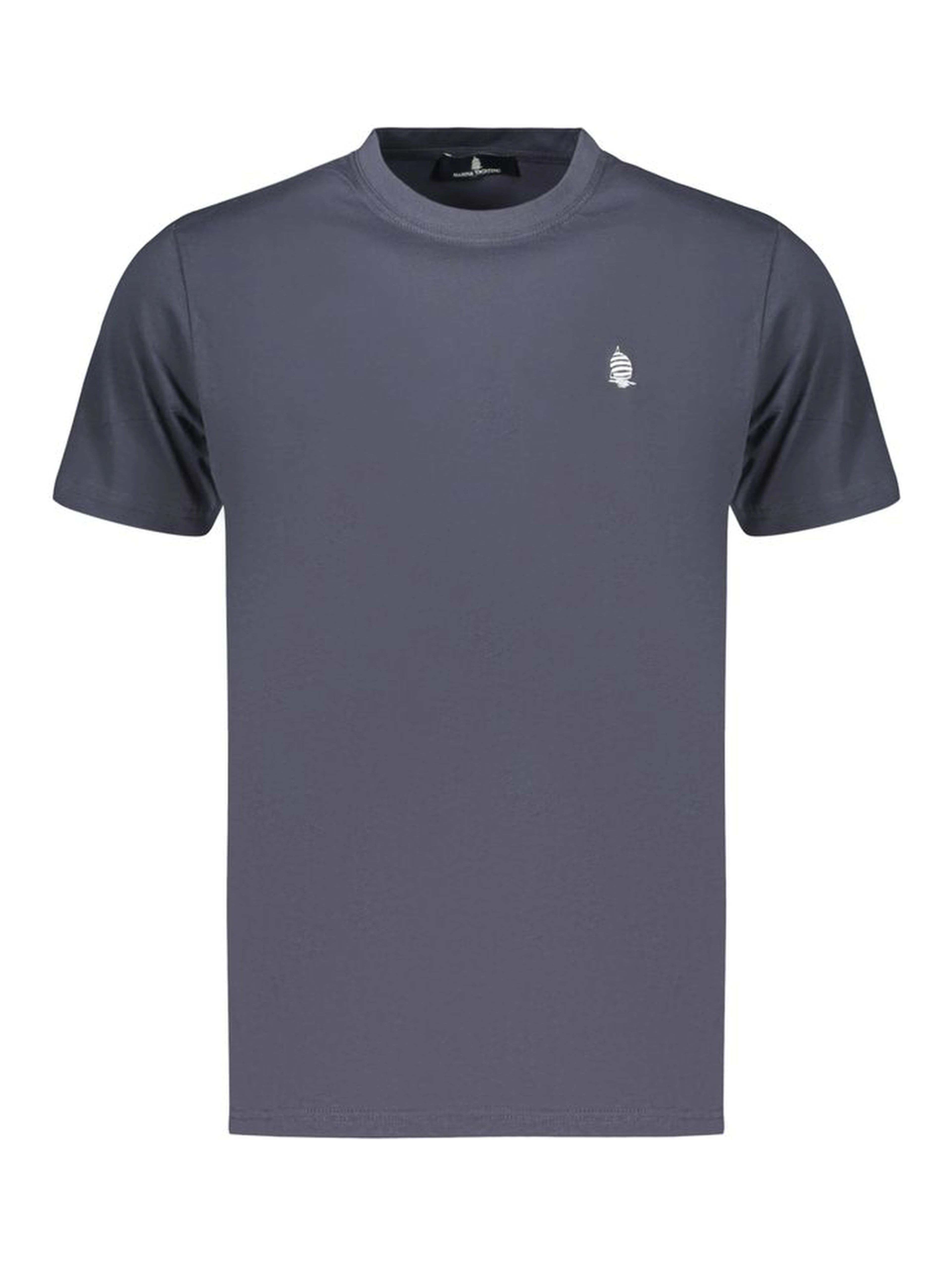 Blue Cotton Men's T-Shirt