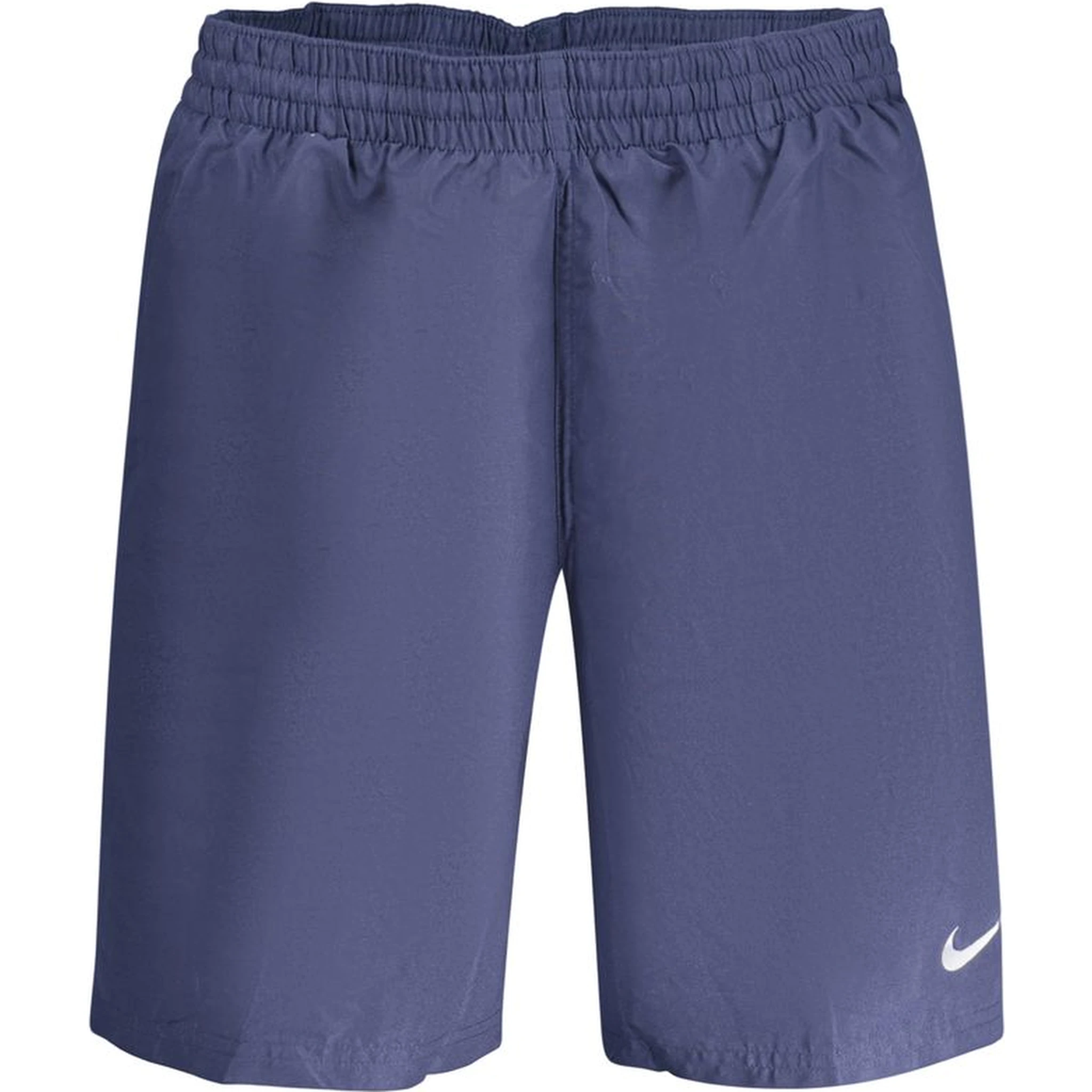 Blue Polyester Men's Swim Boxer