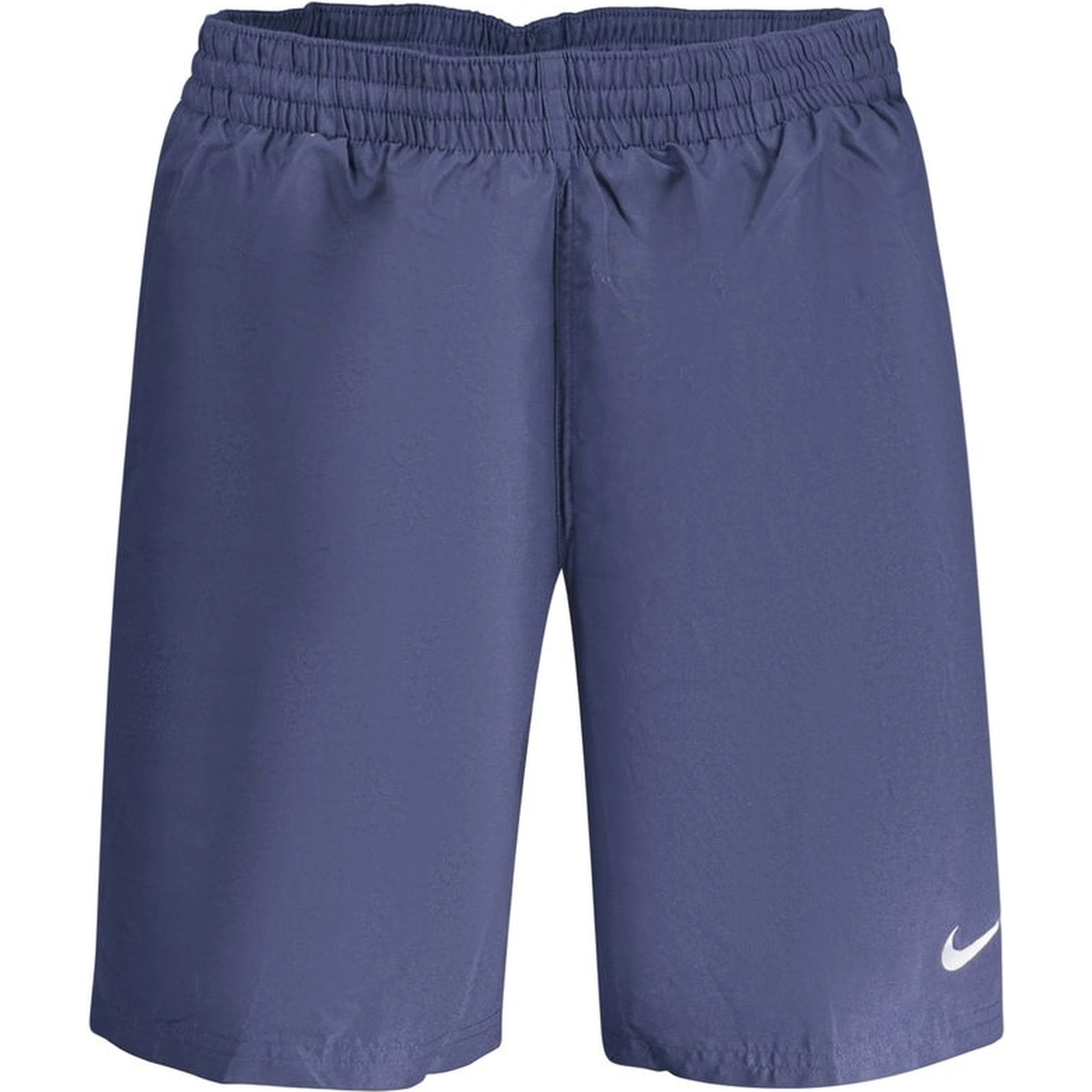 Blue Polyester Men's Swim Boxer