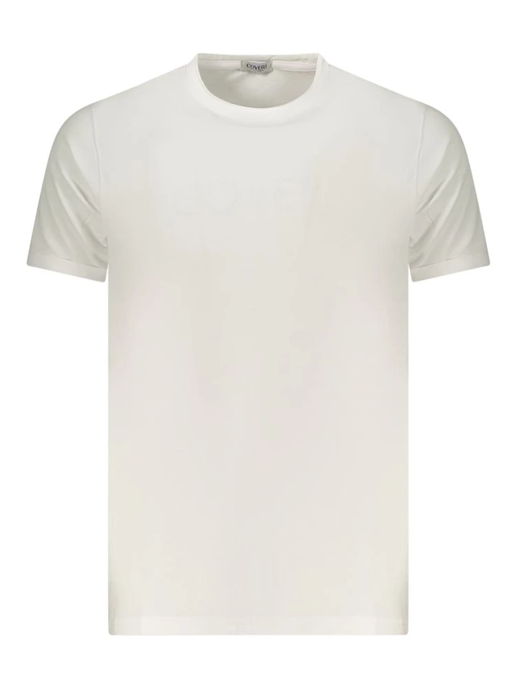White Cotton Men's T-Shirt