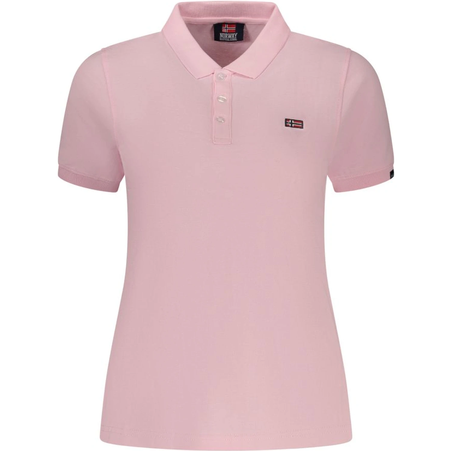 Pink Cotton Polo Shirt