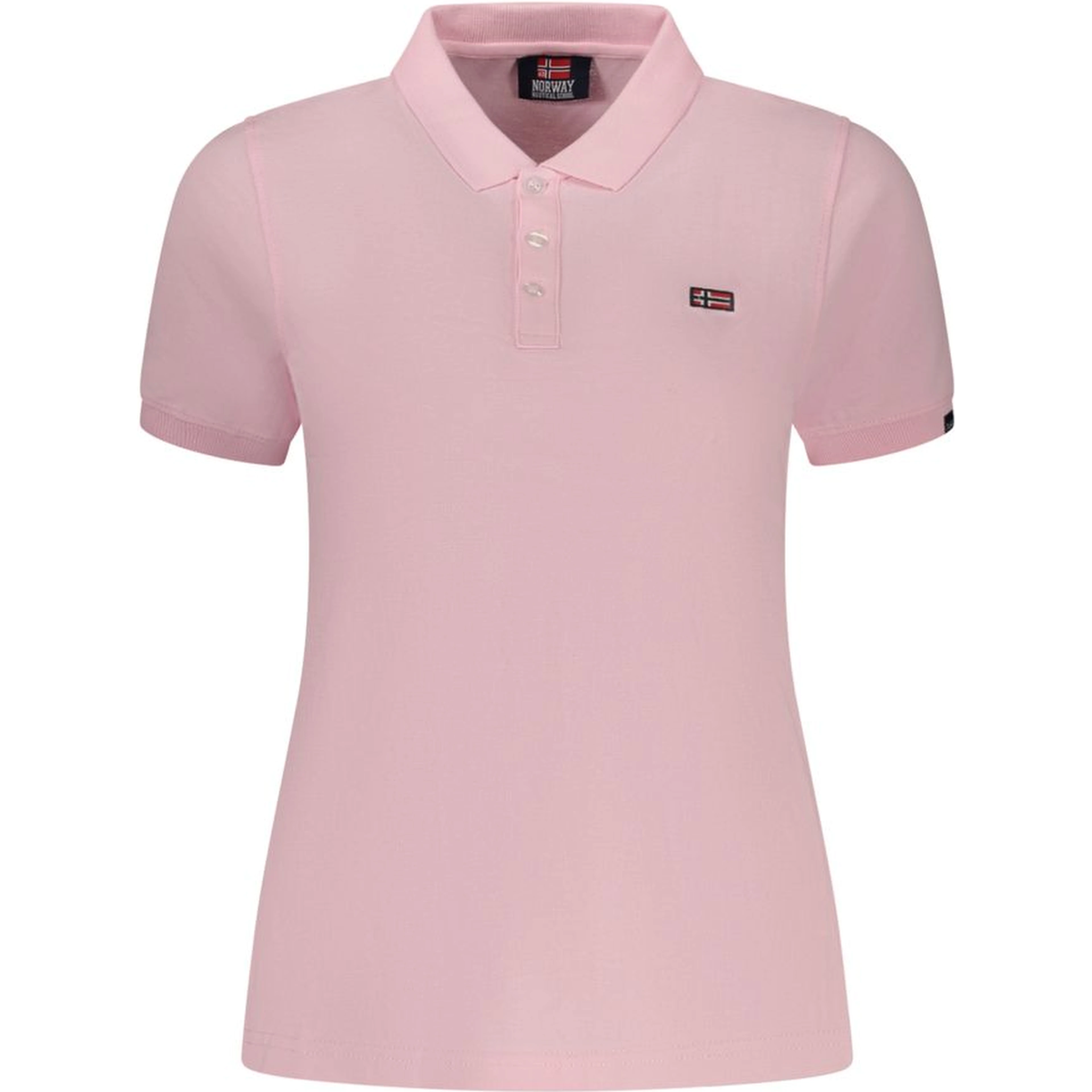 Pink Cotton Polo Shirt