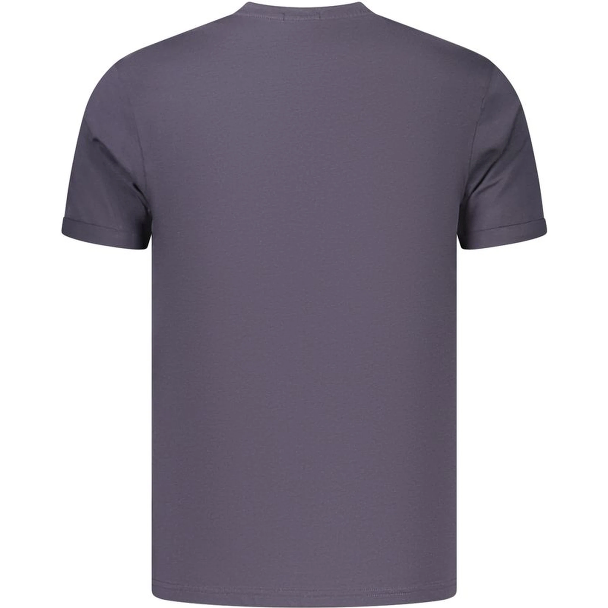Blue Cotton Men's T-Shirt