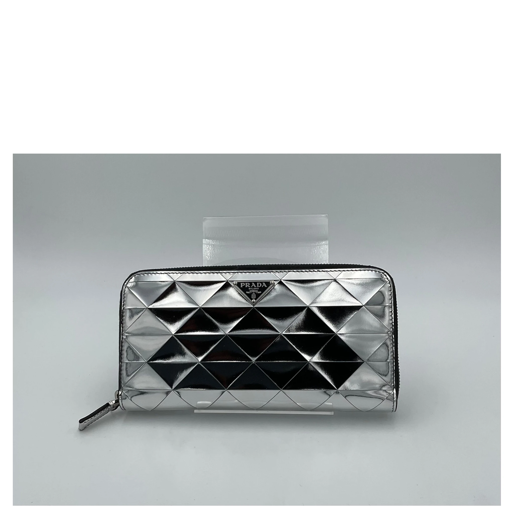 PRADA Laminated Leather Wallet