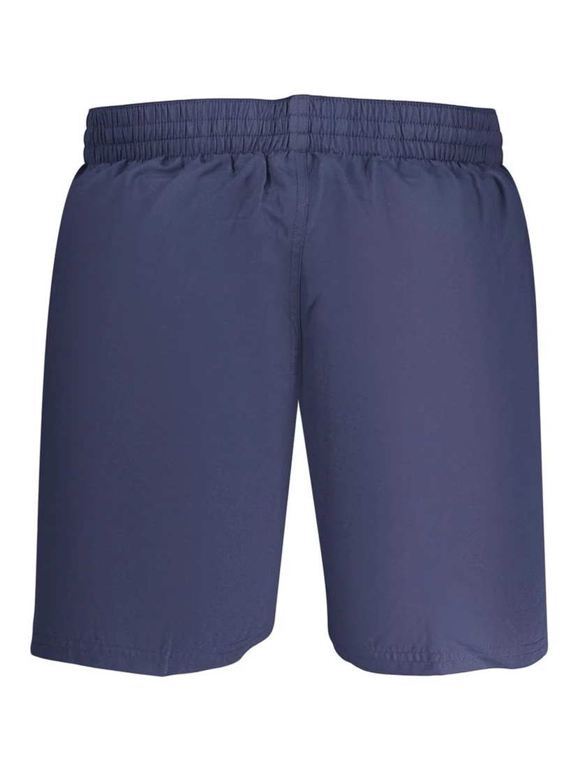 Blue Polyester Men's Swimwear