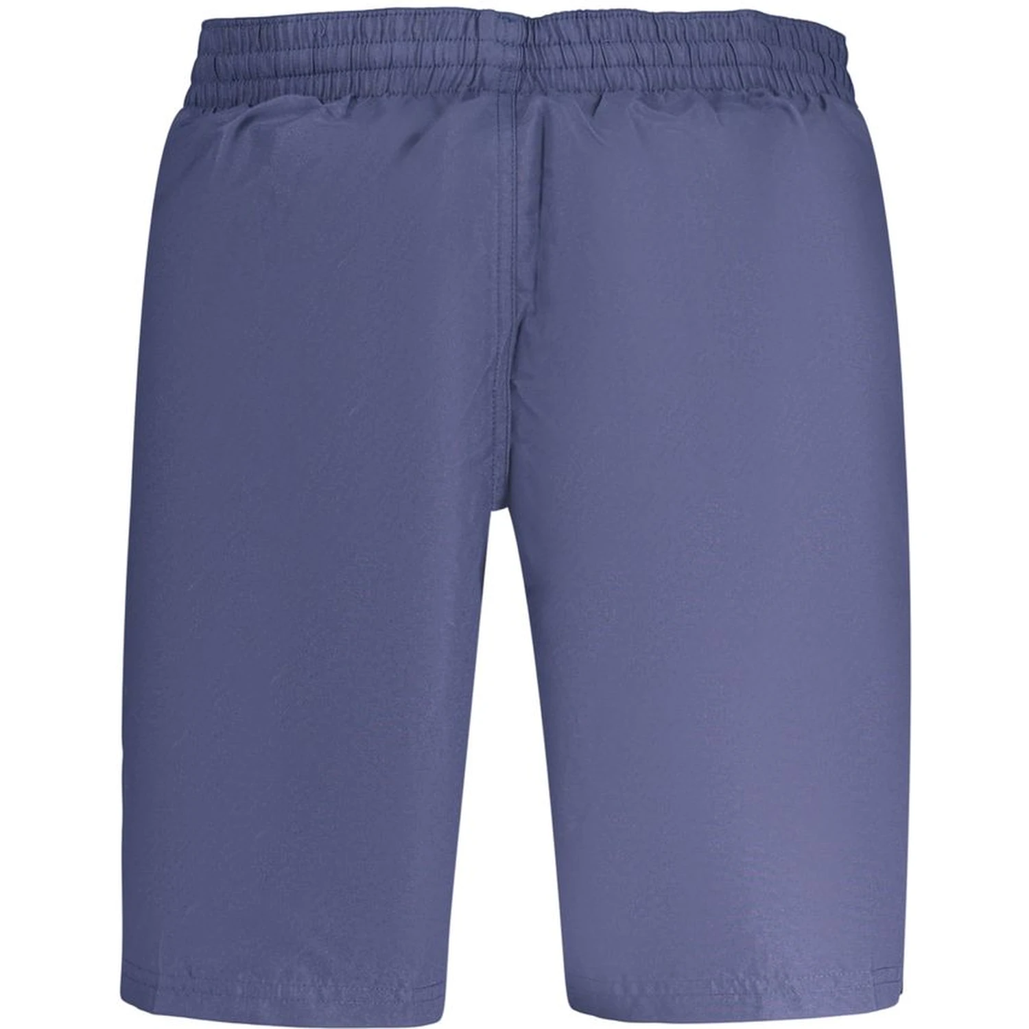 Blue Polyester Men's Swim Boxer