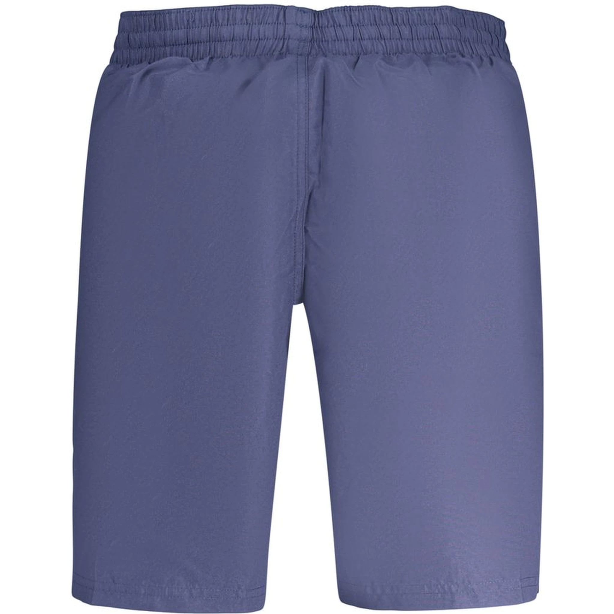 Blue Polyester Men's Swim Boxer