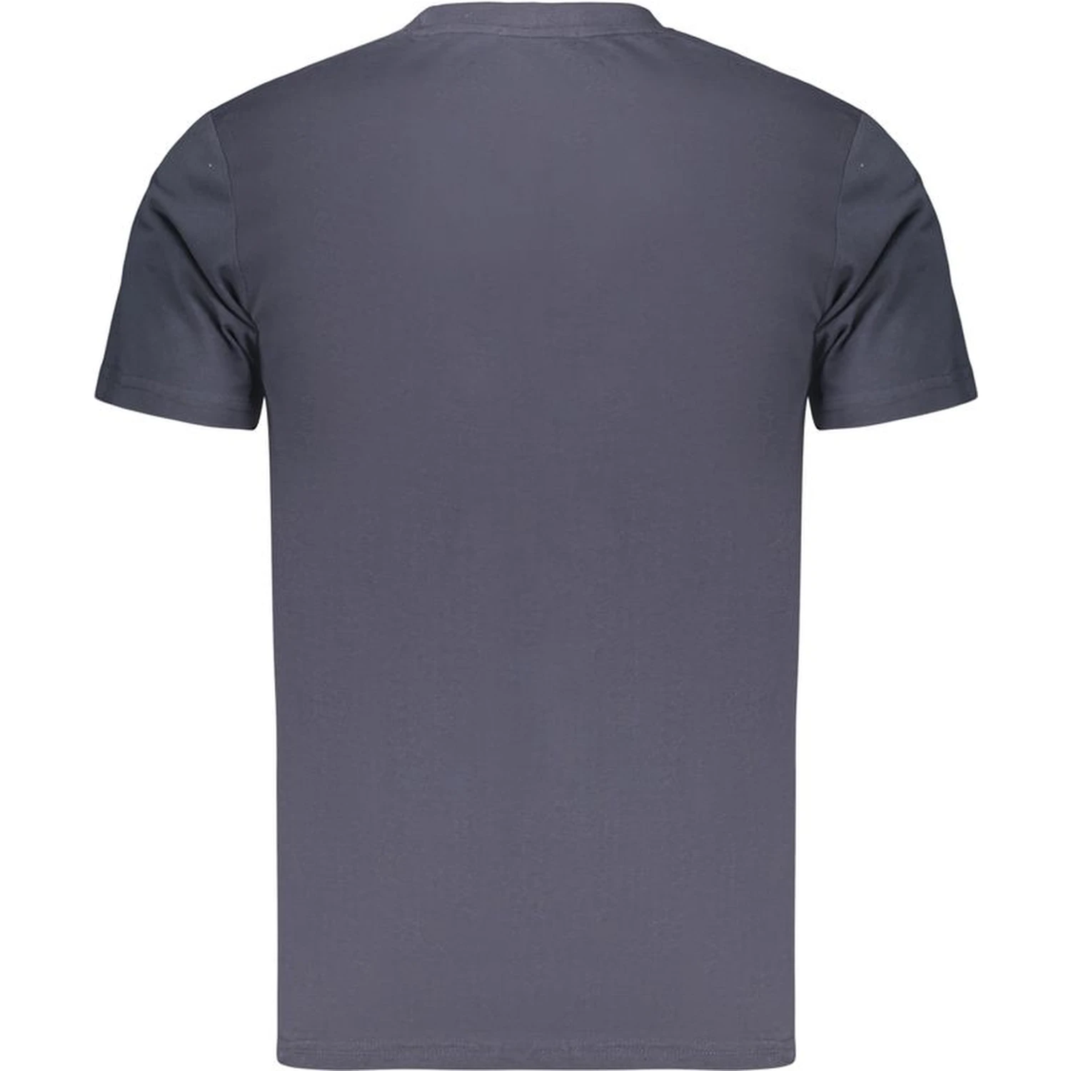Blue Cotton Men's T-Shirt