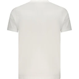 White Cotton Men's T-Shirt