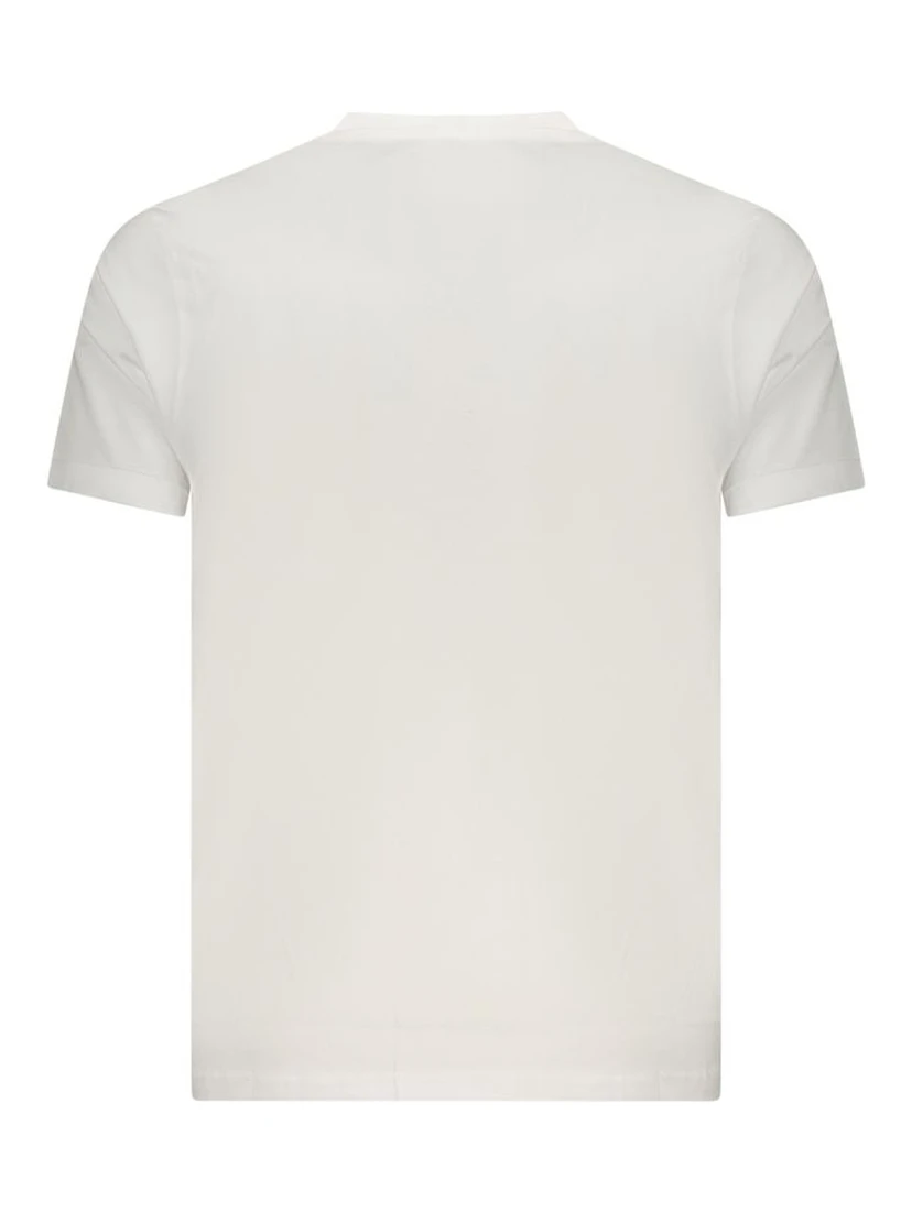 White Cotton Men's T-Shirt