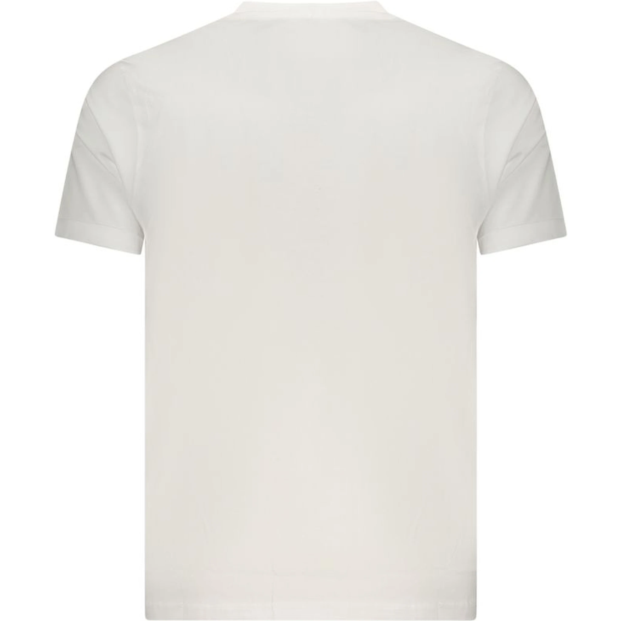 White Cotton Men's T-Shirt