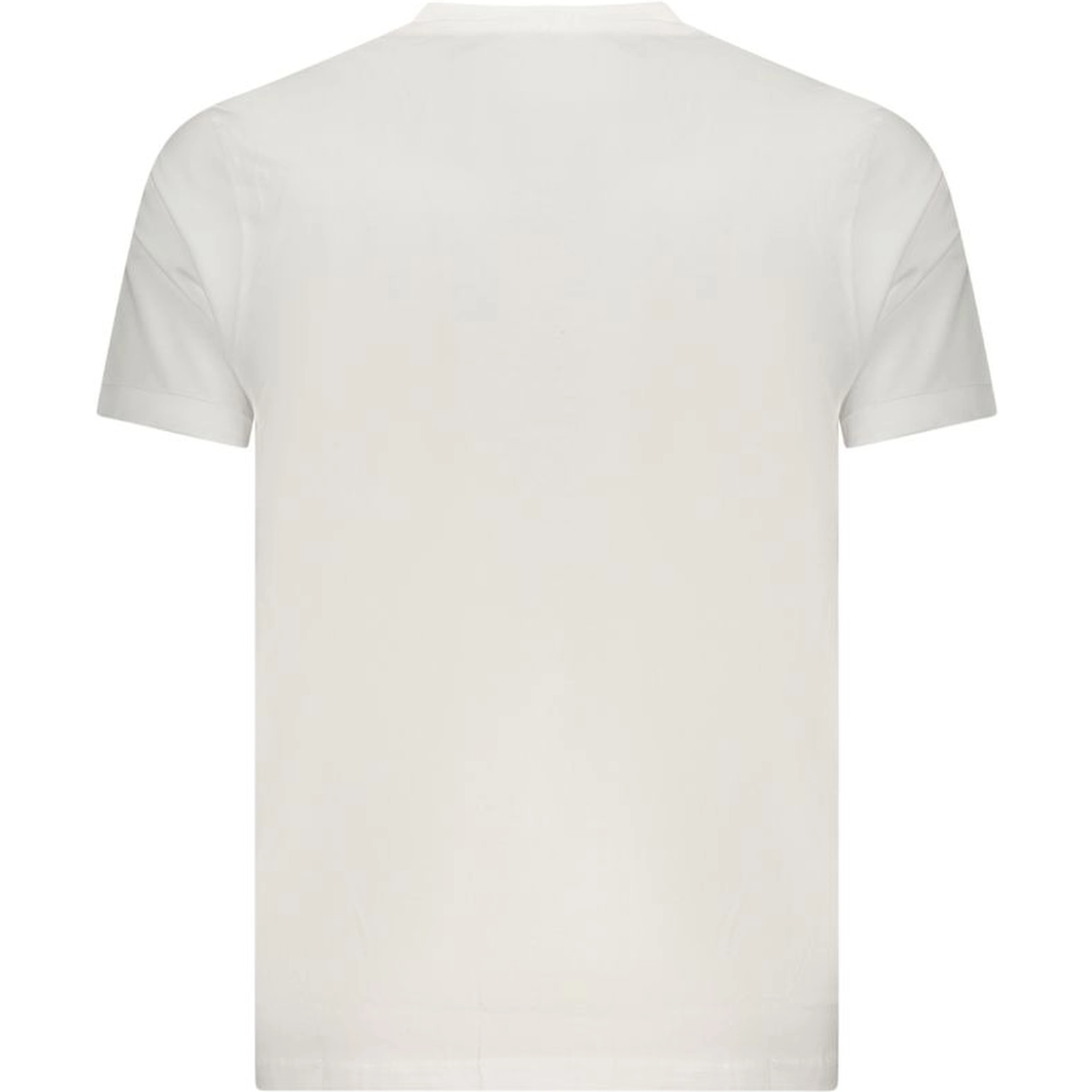White Cotton Men's T-Shirt