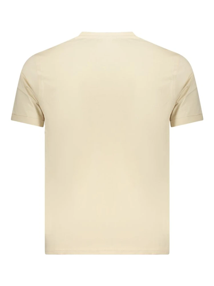 Beige Cotton Mens T-Shirt alternative