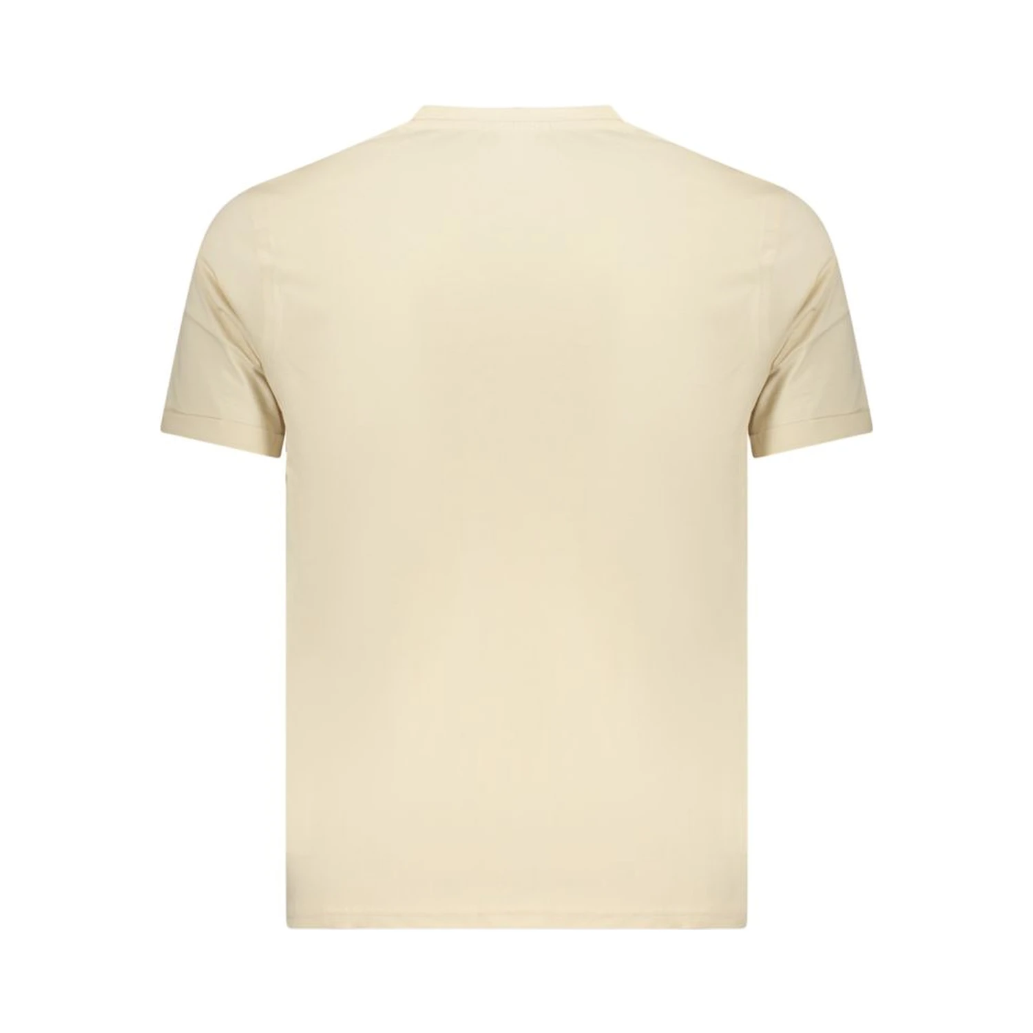 Beige Cotton Mens T-Shirt