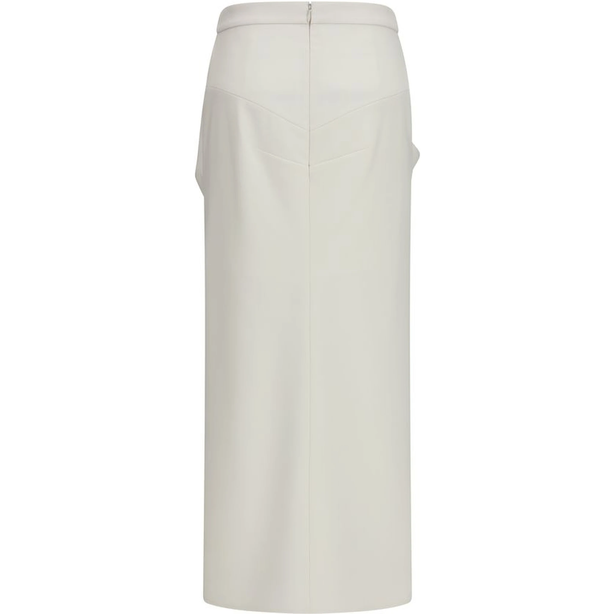 White Wool Oves Aries Long Skirt