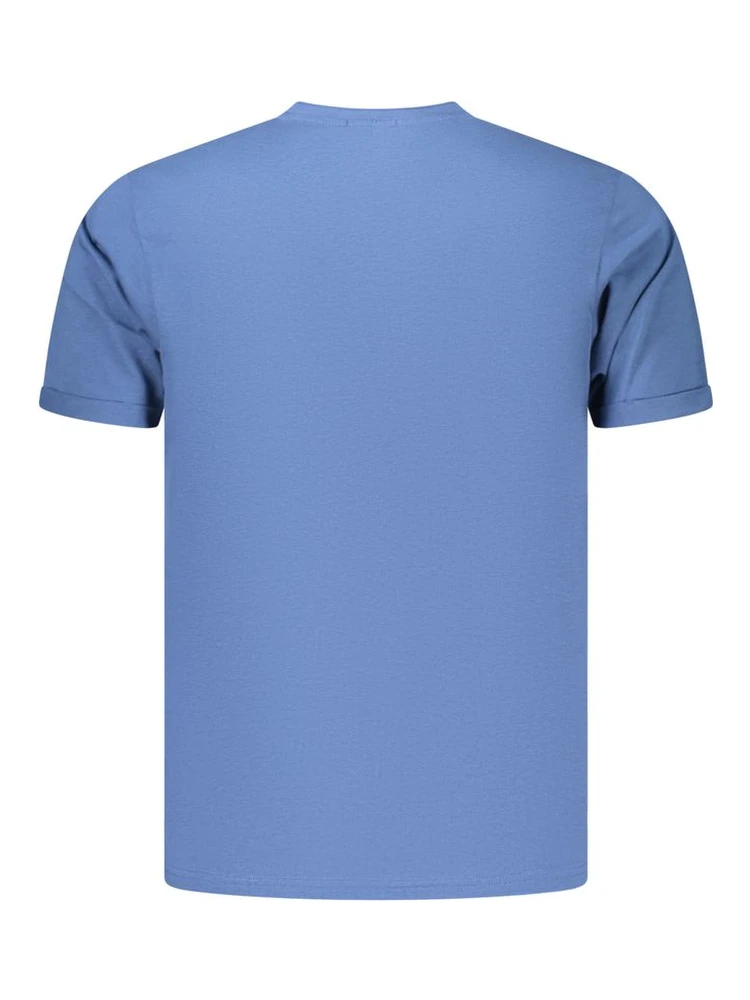 Blue Cotton Men's T-Shirt alternative