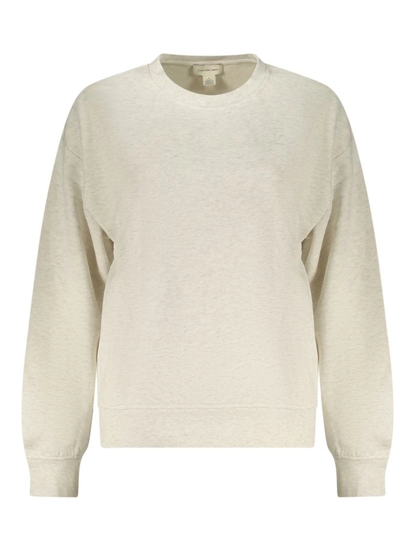Gray Cotton Women's Sweatshirt