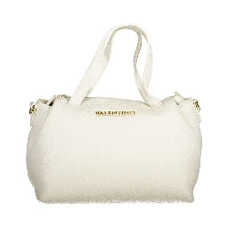 Bianco Polyurethane Woman Handbag