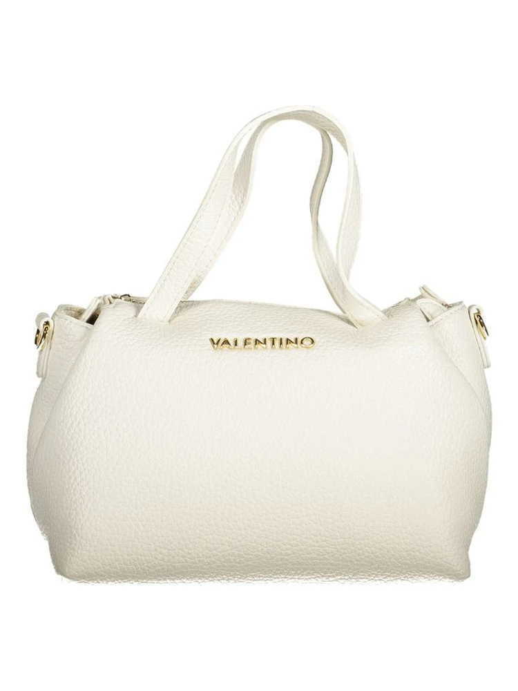 Bianco Polyurethane Woman Handbag