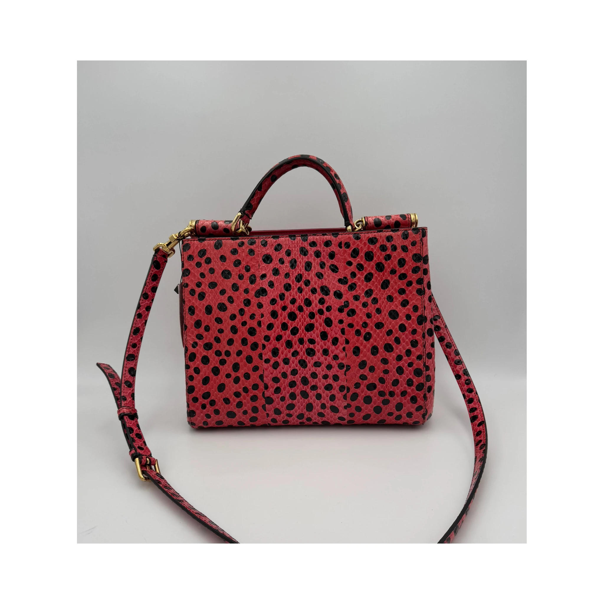 DOLCE & GABBANA SICILY in Reptile Skin Handbag