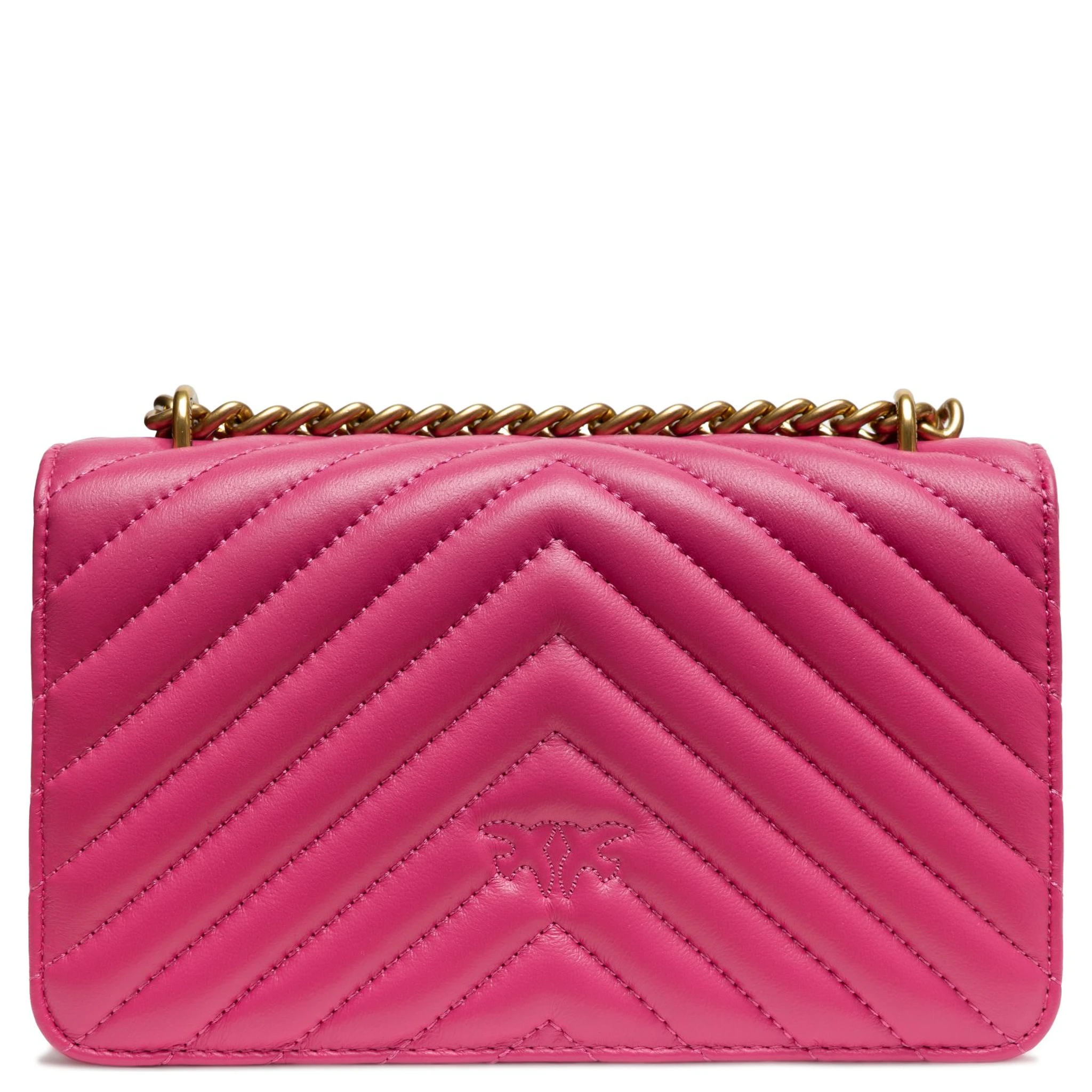 Pink Leather Love One Mini Shoulder Bag