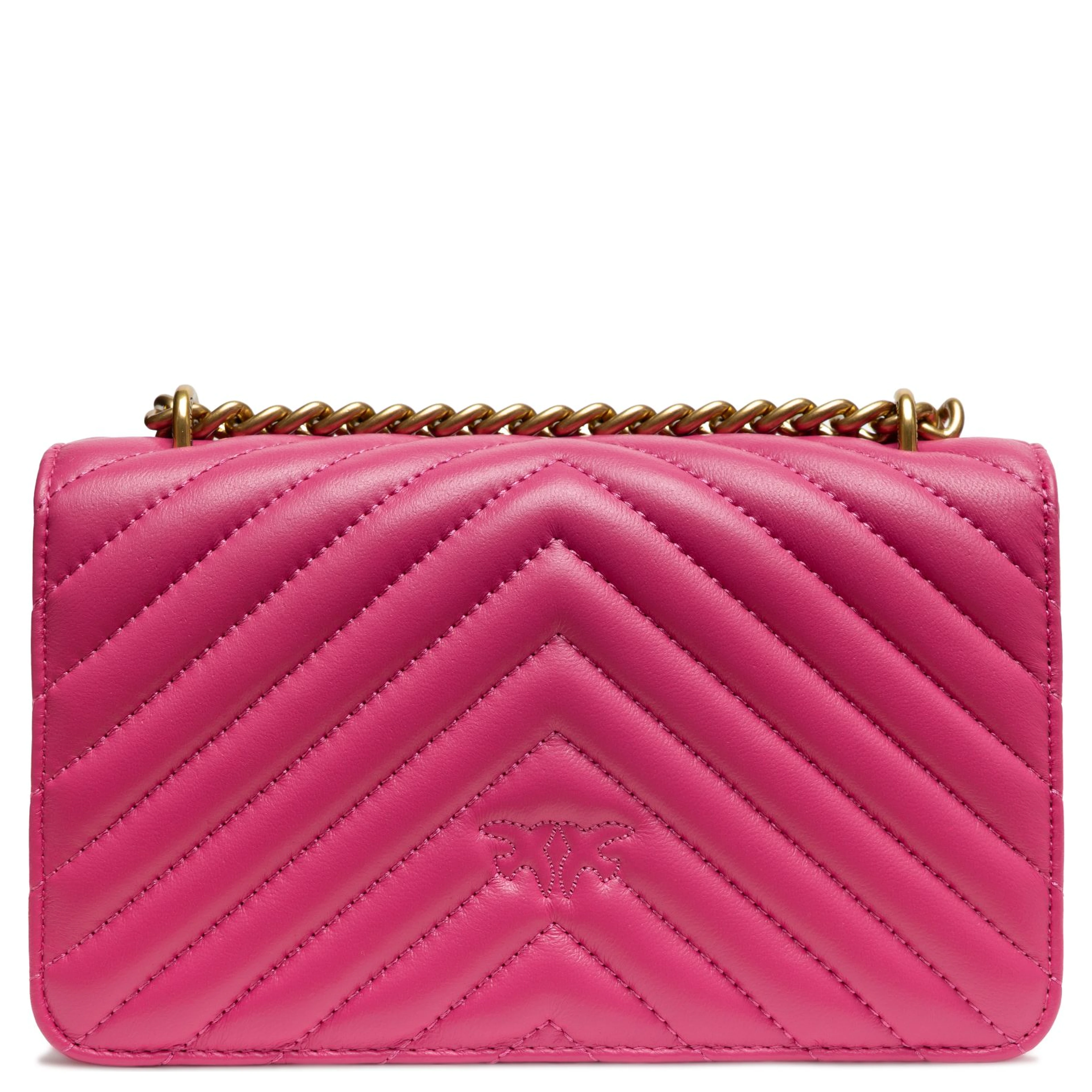 Pink Leather Love One Mini Shoulder Bag