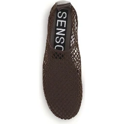 Brown Rubber Ballet Flats