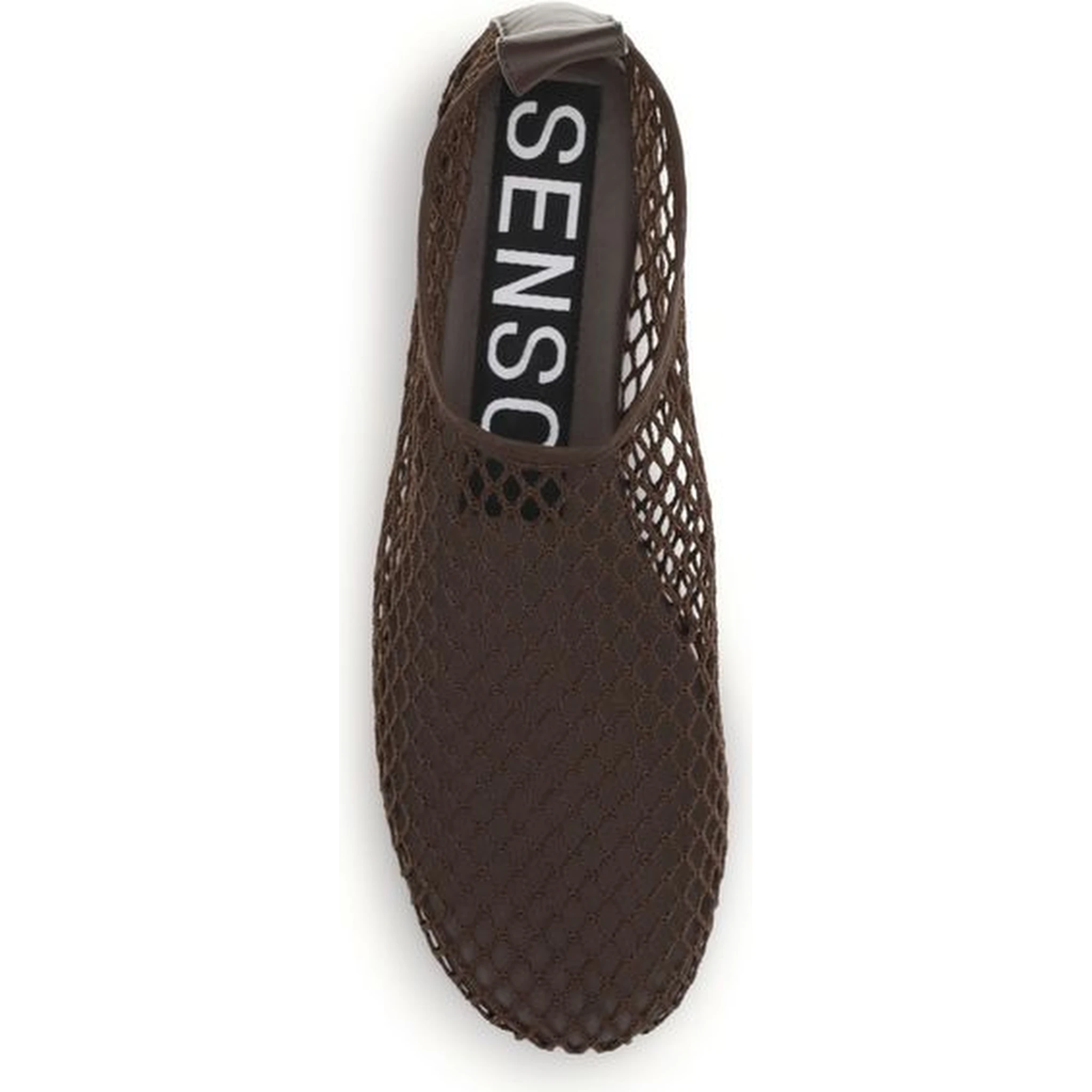Brown Rubber Ballet Flats