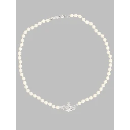 COLLANA DI PERLE CON ORB IN BASSO RILIEVO
