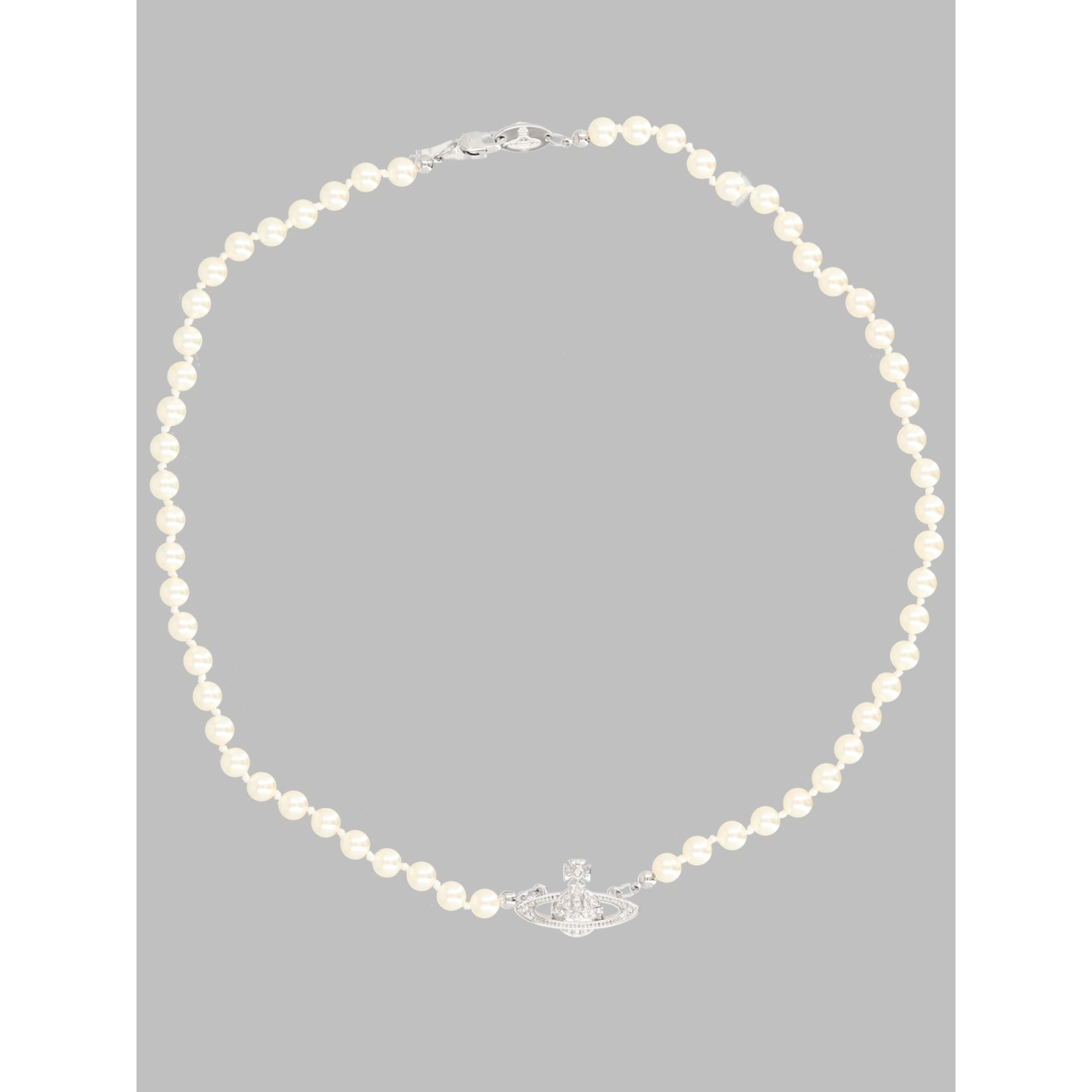 COLLANA DI PERLE CON ORB IN BASSO RILIEVO