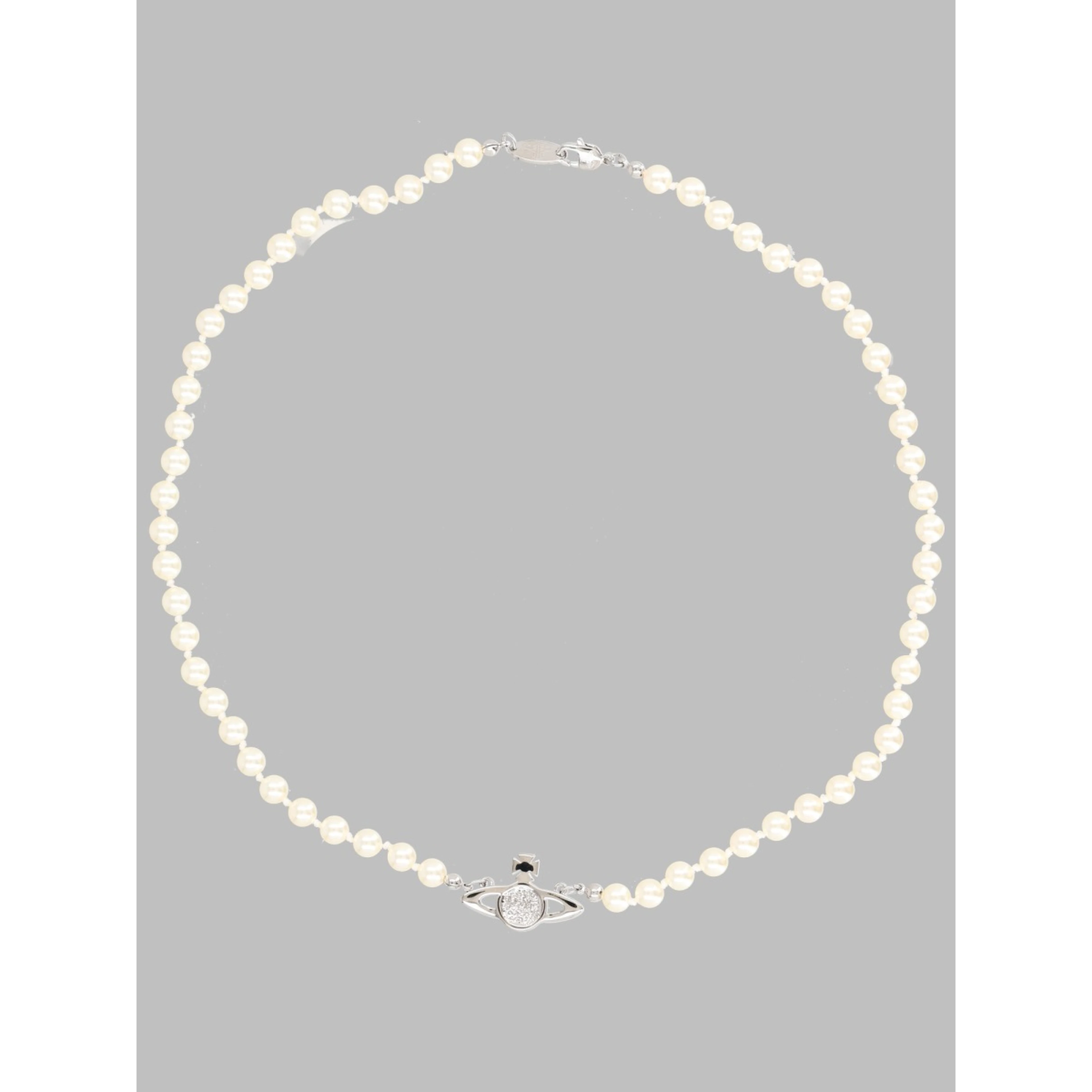 COLLANA DI PERLE CON ORB IN BASSO RILIEVO