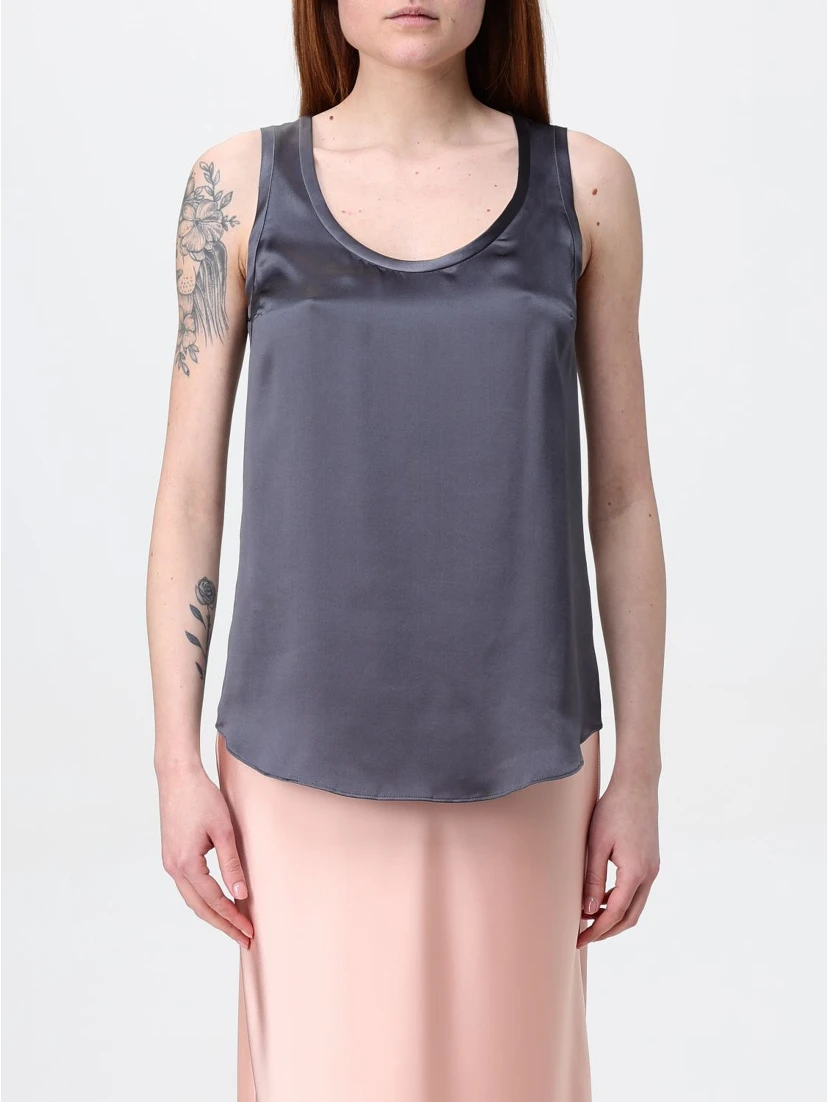 Bicolor Silk Tank Tops