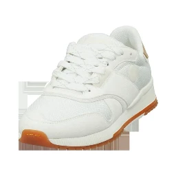 White Leather Athletic Sneakers