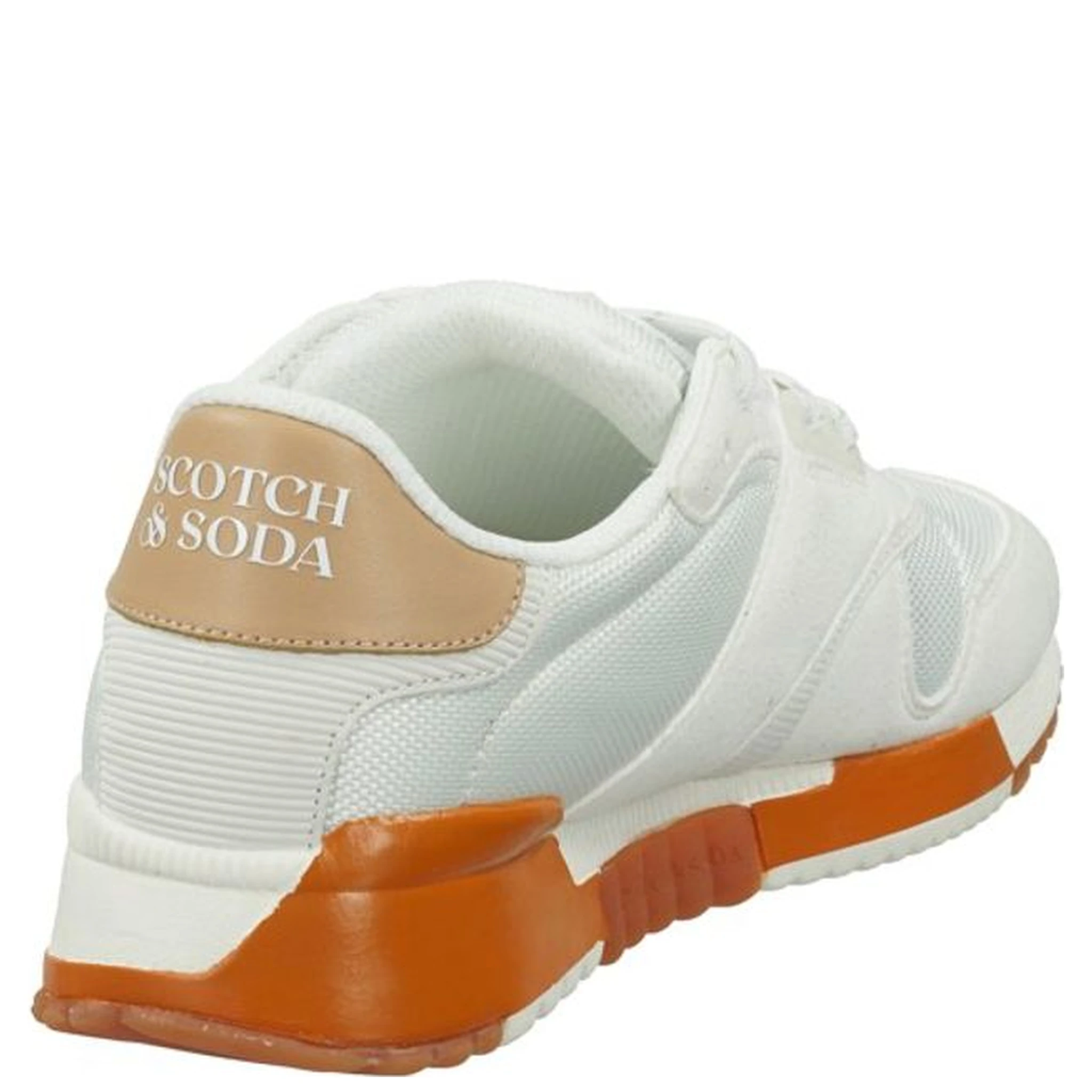White Leather Athletic Sneakers