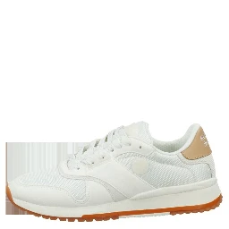 White Leather Athletic Sneakers