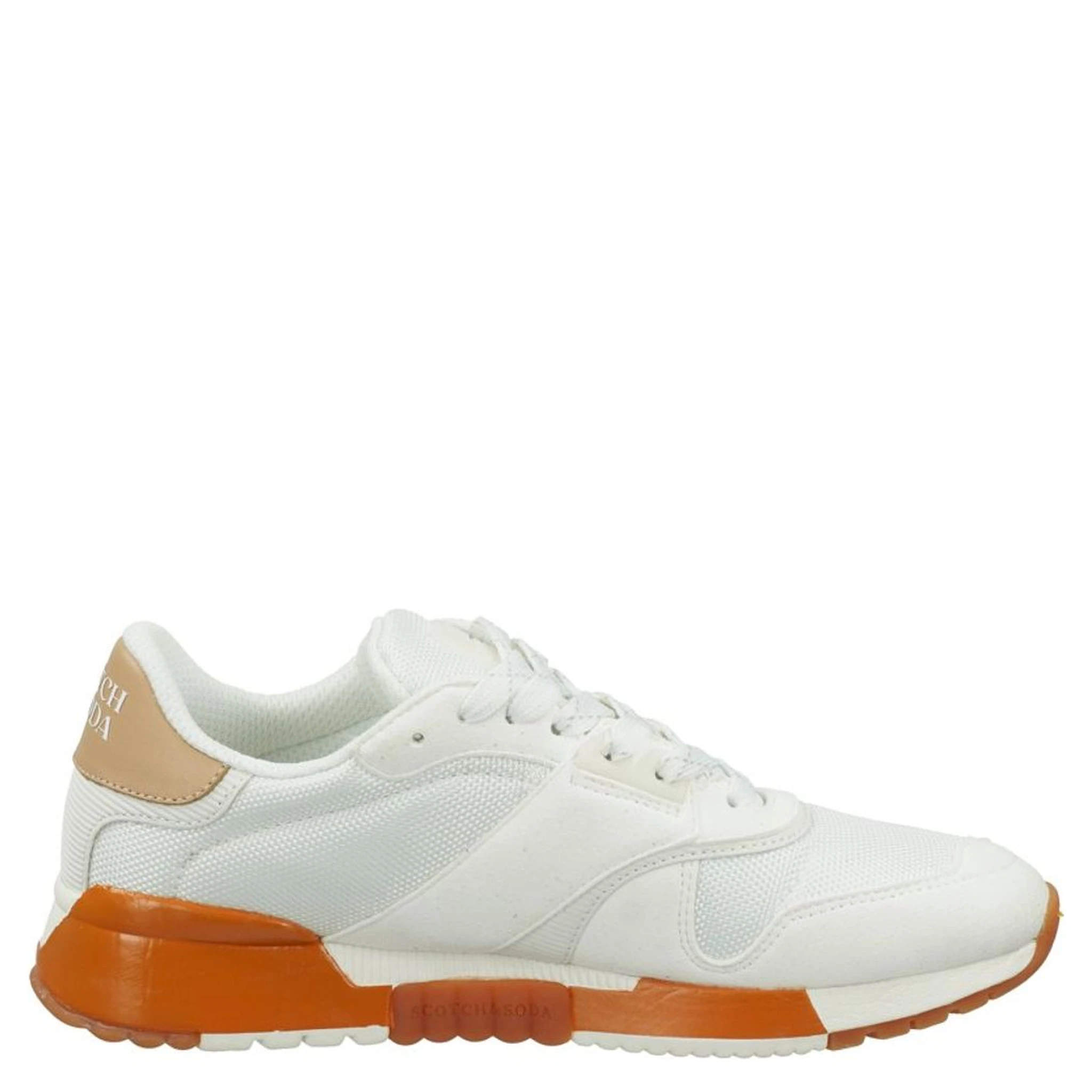 White Leather Athletic Sneakers