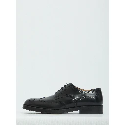Laced up shoes with perforations