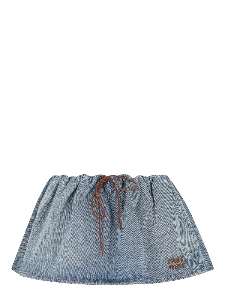Miu Miu Skirts Light blue
