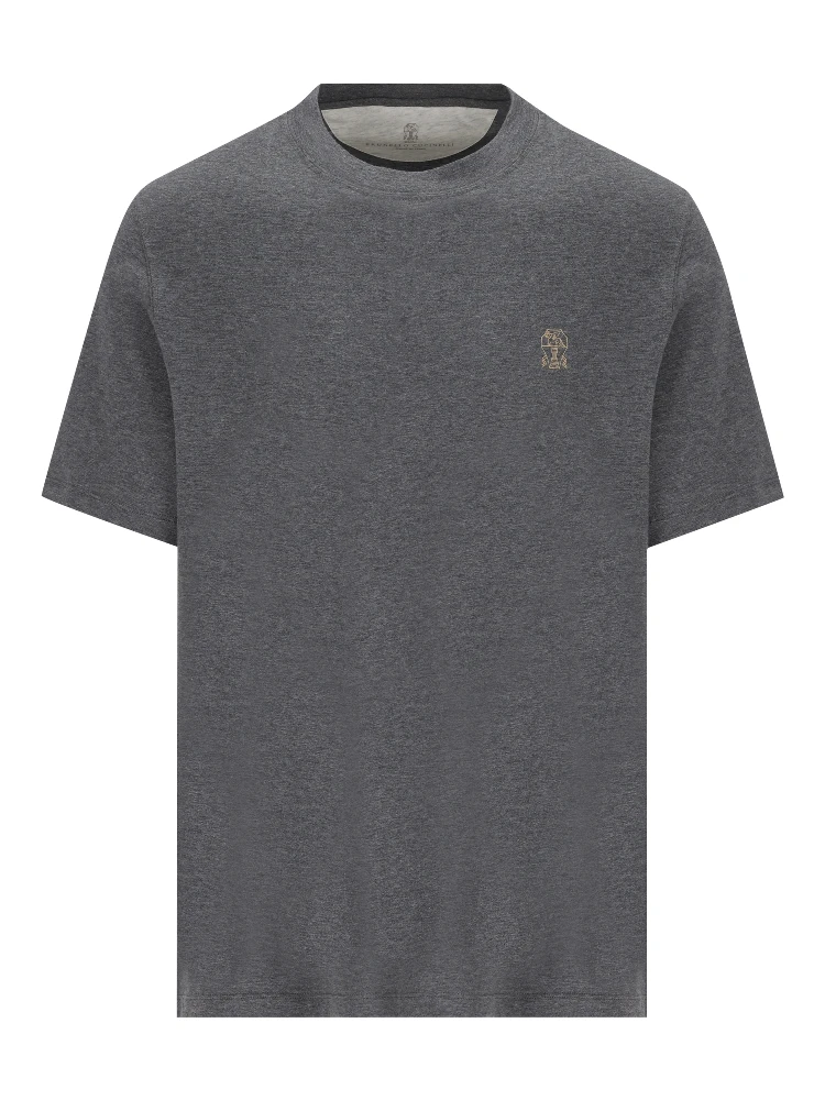 Brunello Cucinelli T-shirts and Polos Grey
