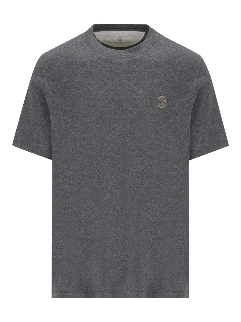 Brunello Cucinelli T-shirts and Polos Grey