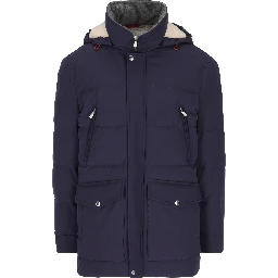 Brunello Cucinelli Coats Blue