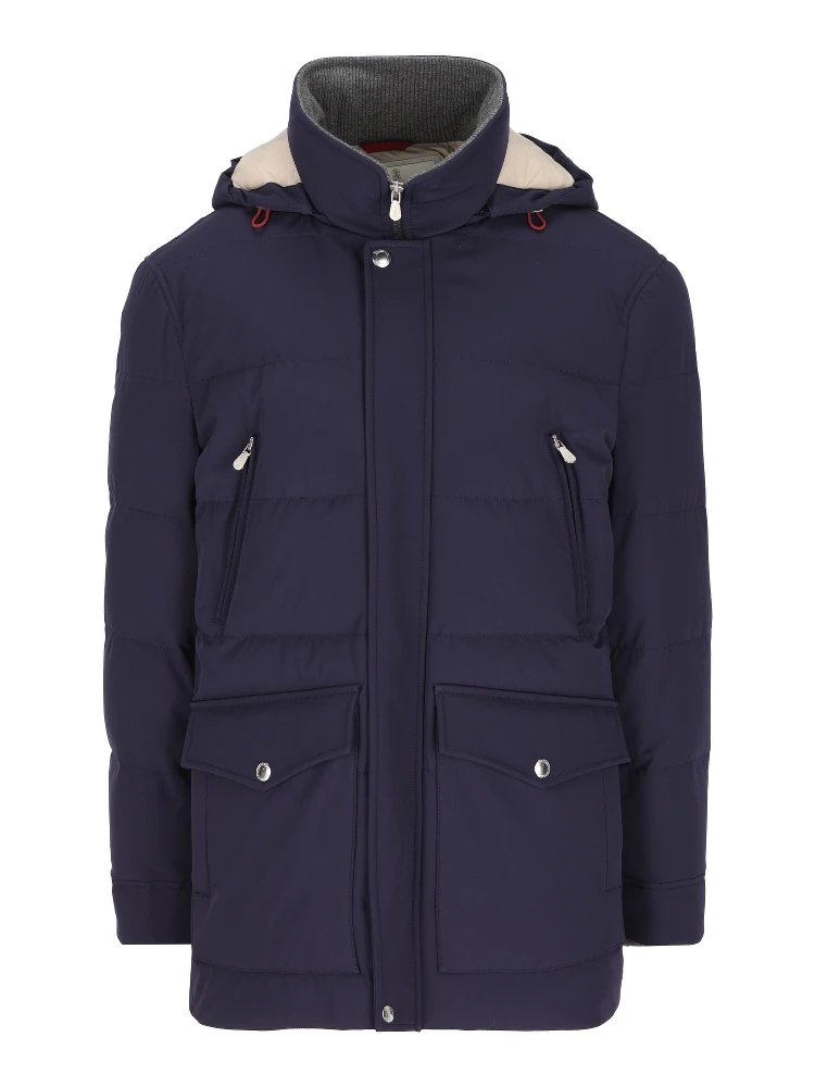 Brunello Cucinelli Coats Blue