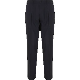 PANTALONE TELA UNITA IN LANA RITORTA