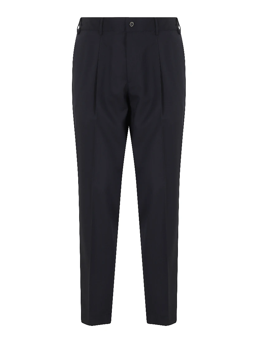 PANTALONE TELA UNITA IN LANA RITORTA