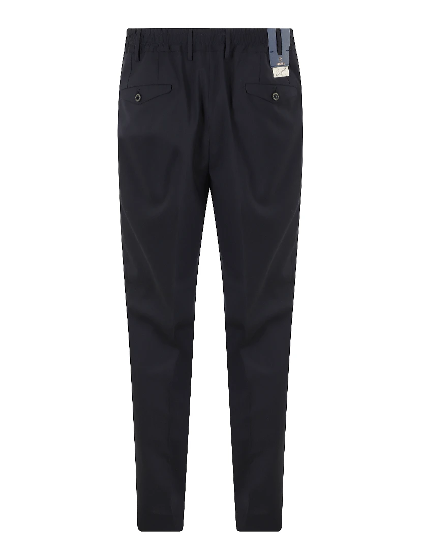 PANTALONE TELA UNITA IN LANA RITORTA