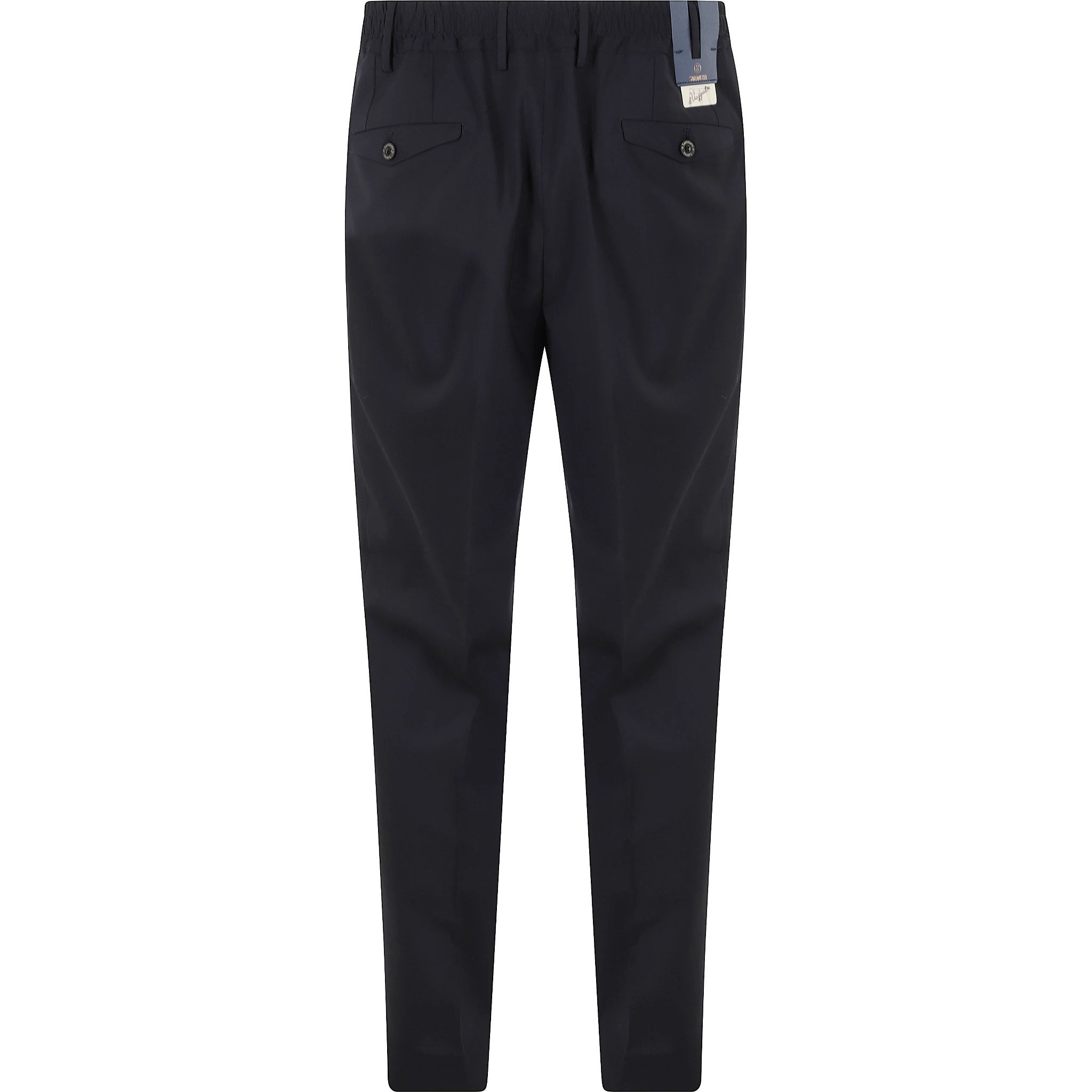 PANTALONE TELA UNITA IN LANA RITORTA