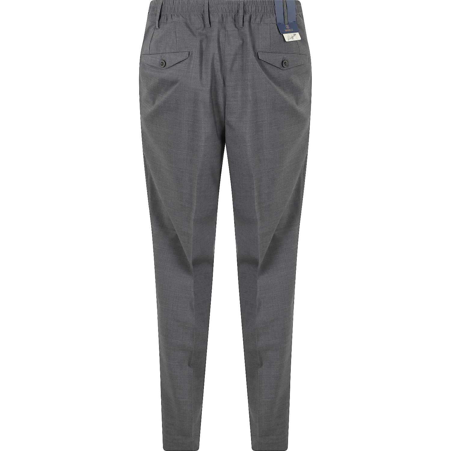 PANTALONE TELA UNITA IN LANA RITORTA