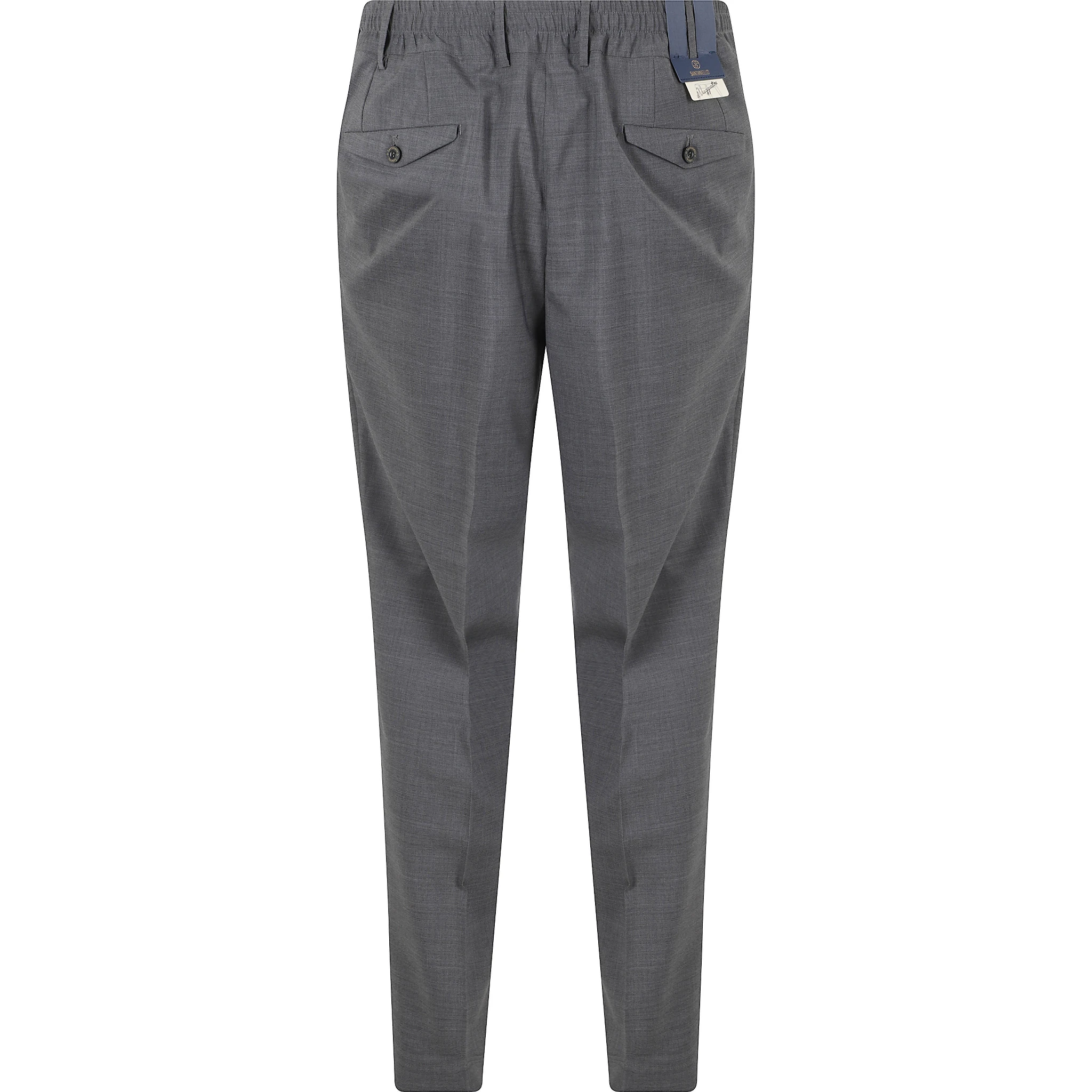 PANTALONE TELA UNITA IN LANA RITORTA