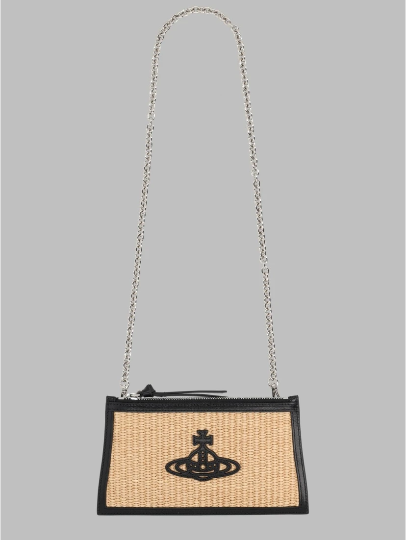 BORSA CLUTCH "FLAT SMALL" INTRECCIATA